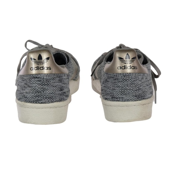 ADIDAS Superstar Boost Noble Metal Shoes Sneakers Sz. 10.5 US Gray Athletic